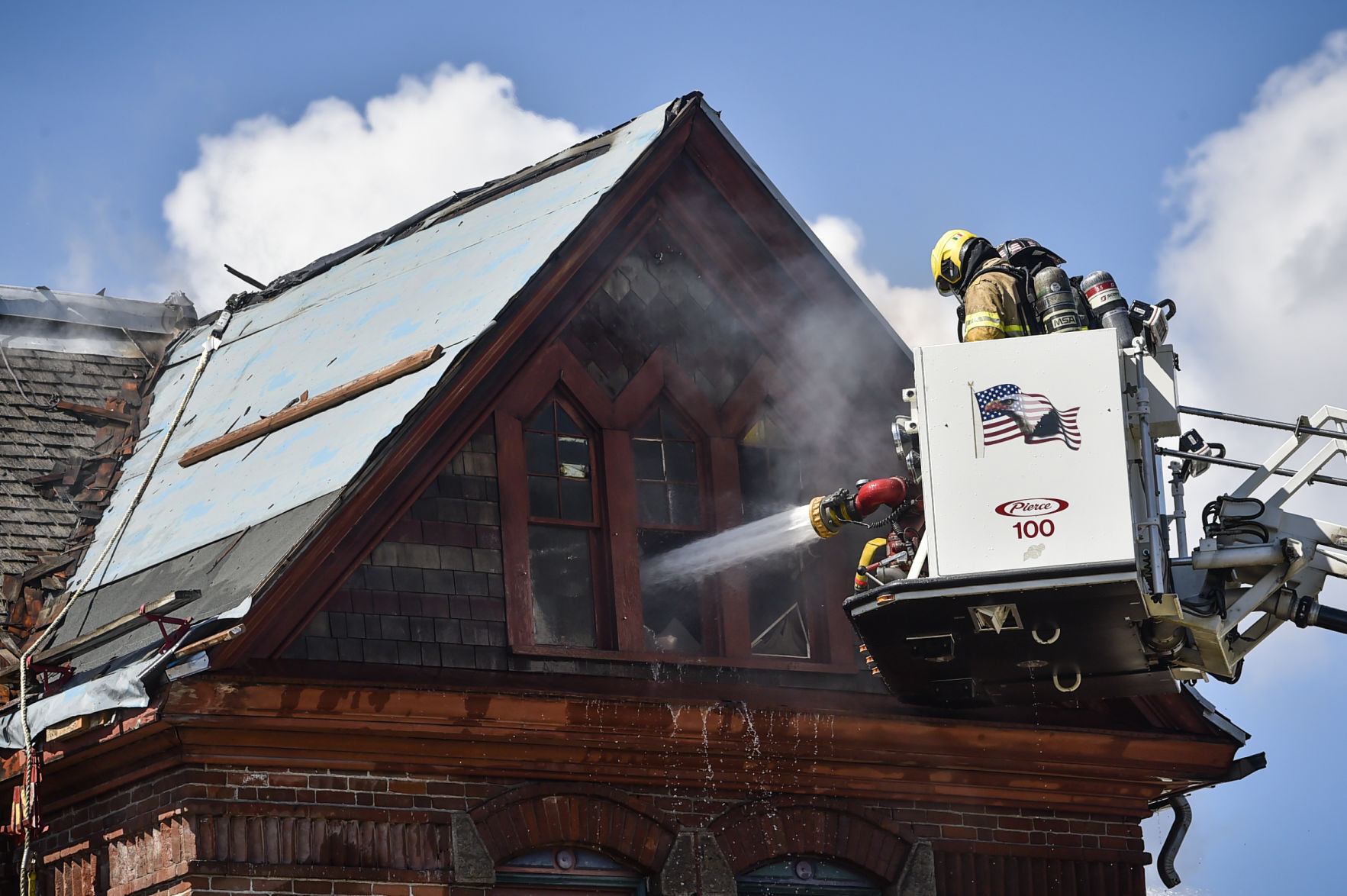 Lissner Mansion fire